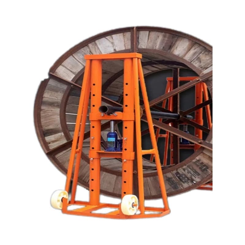 Multi-hole Portal Electric Hydraulic Lifting Cable Pay-off Stand Electrician Heavy-duty Tool 5T 10T 15T 20T