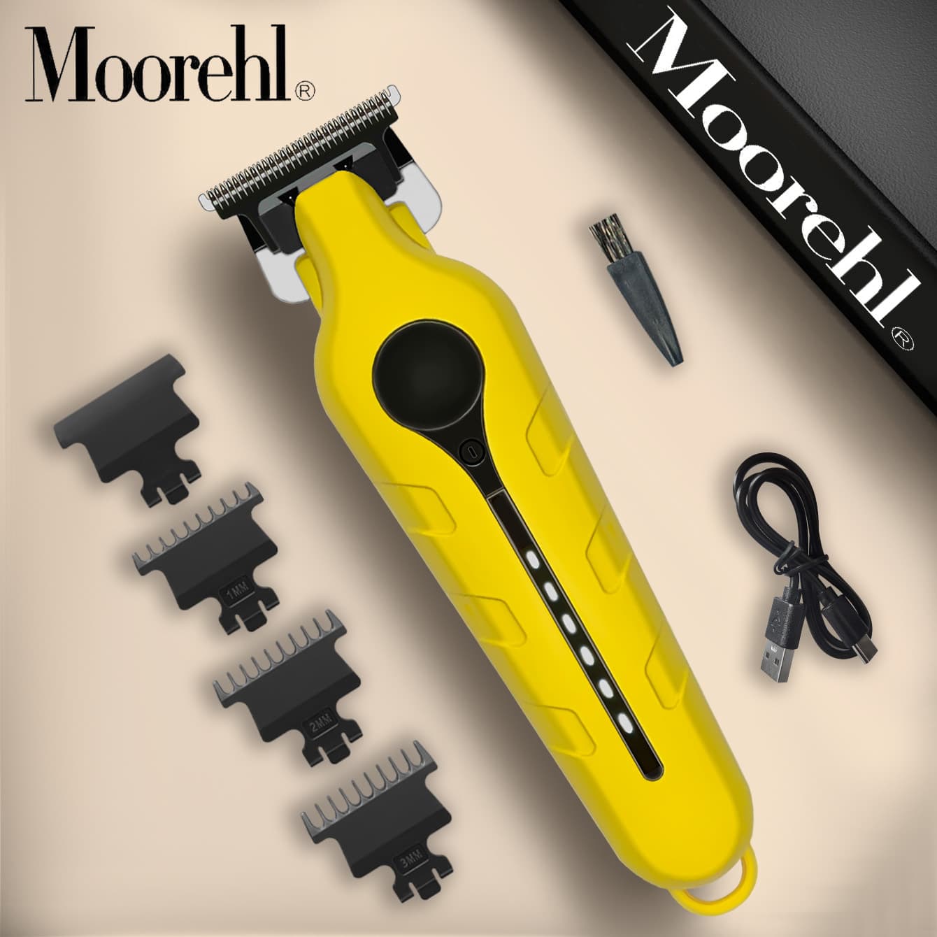 Auco Fade Hair Clipper with Notch Carving Electric Hair Trimmer Professional Barber Salon Bald Head Hair Clipper for Cross-border