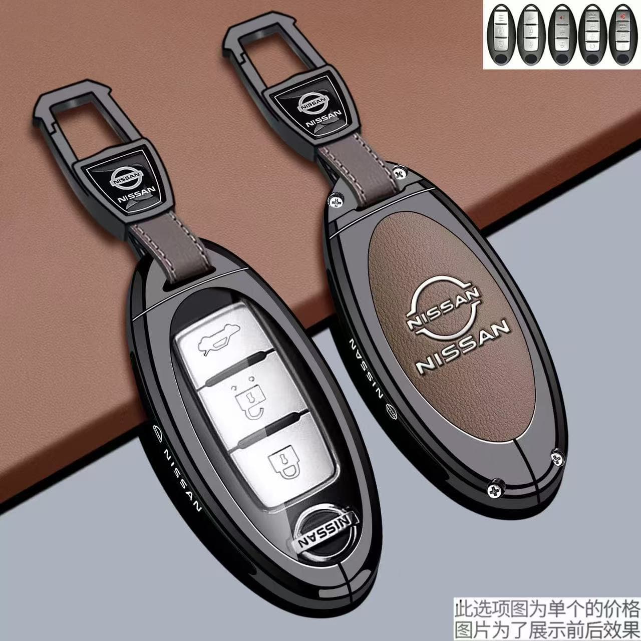 Suitable for Nissan Sylphy Key Cover Nissan Sunny March Bluebird Cima Murano Patrol Quest Car Key Case