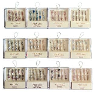 New high-end nail manufacturer direct sales premium wearable nails autumn winter cat eye nail tips