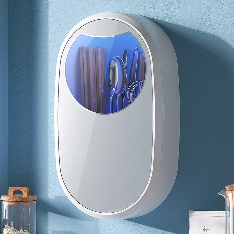 Chopstick Sterilizer, Kitchen Home Small Smart UV Charging Wall-Mounted Chopstick Holder with Free Shipping