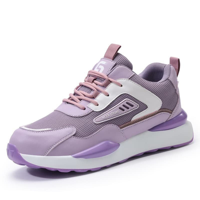Safety Shoes with Steel Toe and Puncture-Resistant Sole, Solid Bottom, Wear-Resistant, Oil-Resistant, Lightweight and Comfortable for Summer, Men's Protective Footwear
