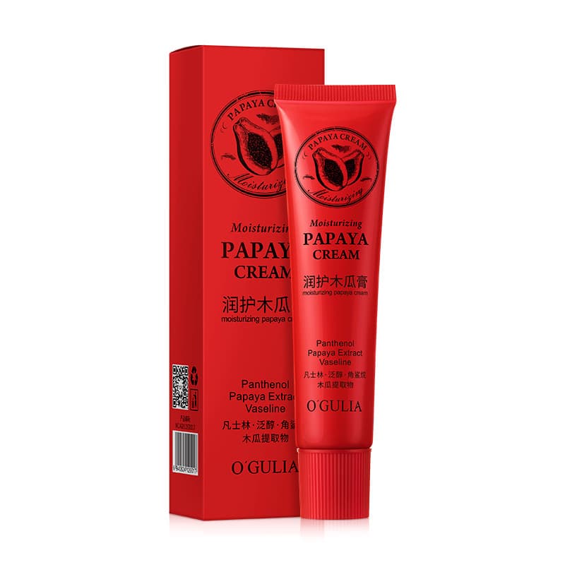 Aguliya Papaya Ointment 30g for Moisturizing and Smoothing Hands, Feet, and Lips, Improving Dry Skin
