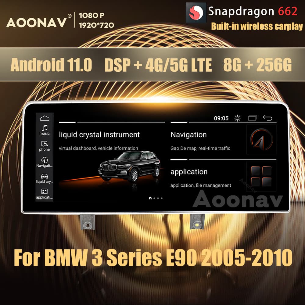 Multimedia Player Stereo Head Unit Auto Radio for BMW 3 Series E90 2005-2010
