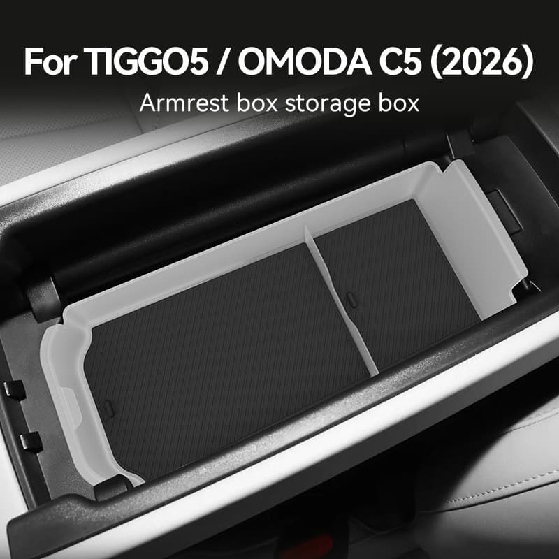 Compatible with 26 Models Chery Tiggo 5 Armrest Storage Box Center Console Organizer Car Accessories Modification Parts