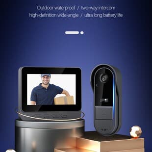 M15S Smart Doorbell with Screen Home Wireless Video Smart Doorbell Smart Ding Dong Doorbell Caller Two-Way Intercom