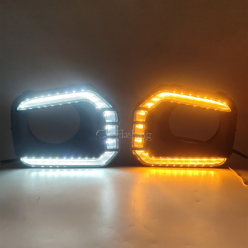 Suitable for Toyota 16-22 Tacoma LED Daytime Running Lights Flowing Water Turn Signal Fog Lights
