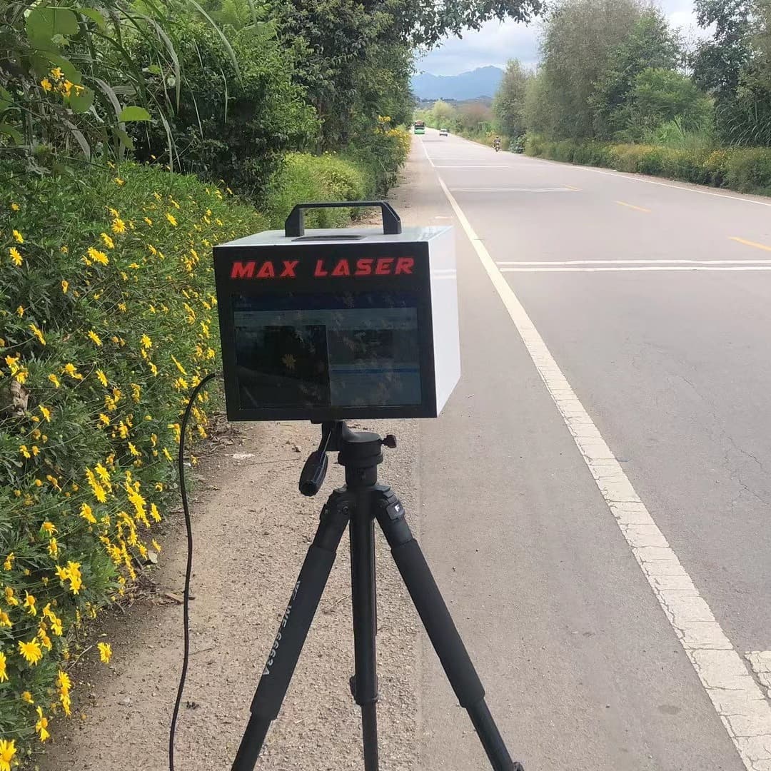 EWIG HT3000A mobile radar speed photo system, portable speed capture equipment including tripod