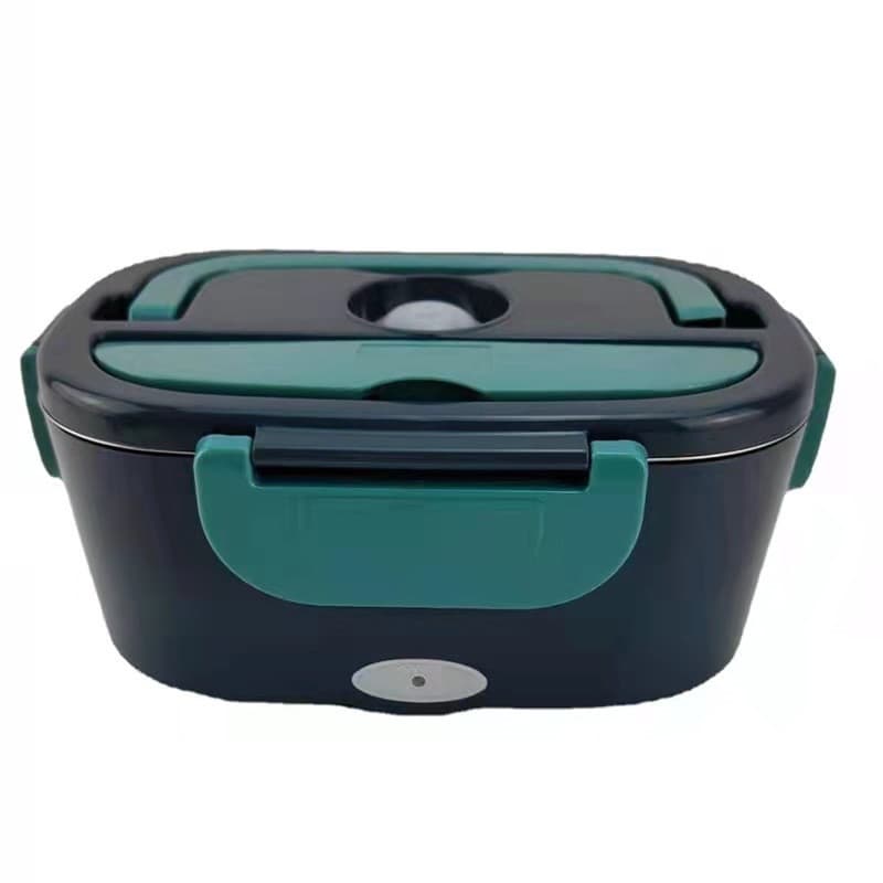 Cross-Border Electric Lunch Box, Home and Car 2-in-1, No Water Needed Insulated Lunch Box, Portable Waterless Heating, Plug-in Power