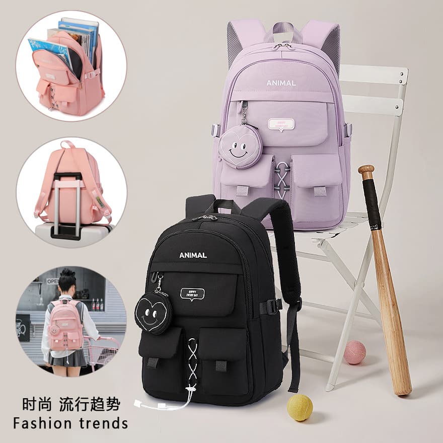 High Quality Korean Style Japanese Style Large Capacity School Bags For Junior High School College Students Women's Shoulder Bag