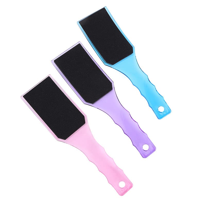 Square File for Removing Calluses, Plastic Foot File, Double-Sided Dead Skin Remover Pedicure File Wholesale