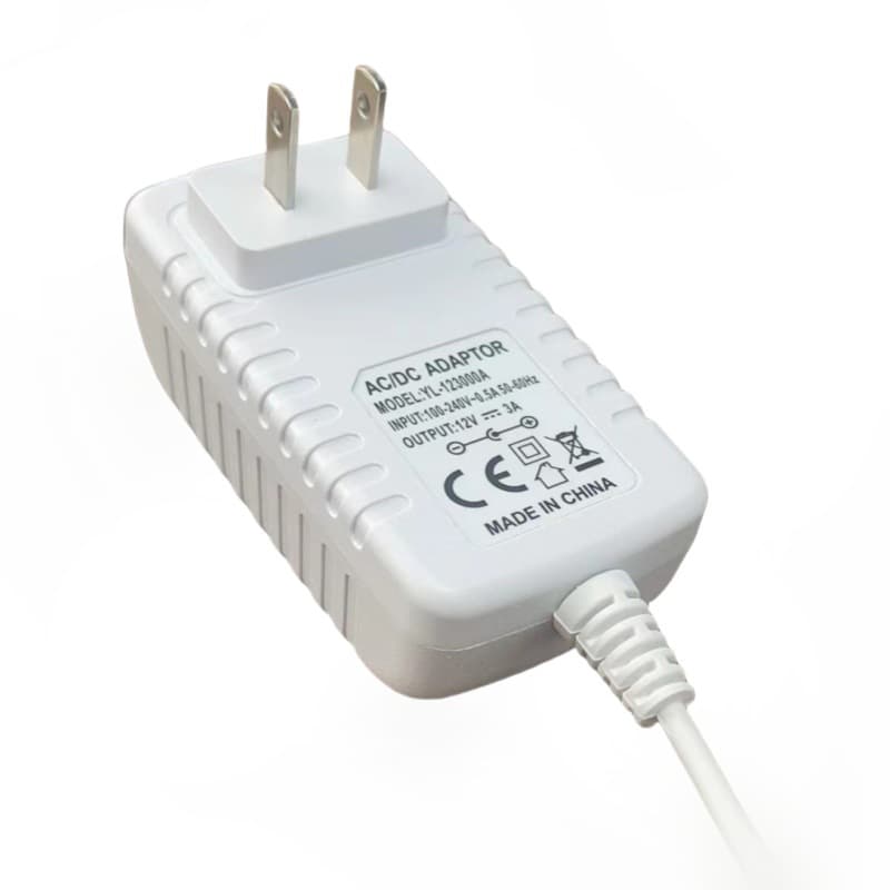 12V3A Overvoltage 3000V Hair Removal Device Beauty Instrument LED Power Adapter European US UK Standards