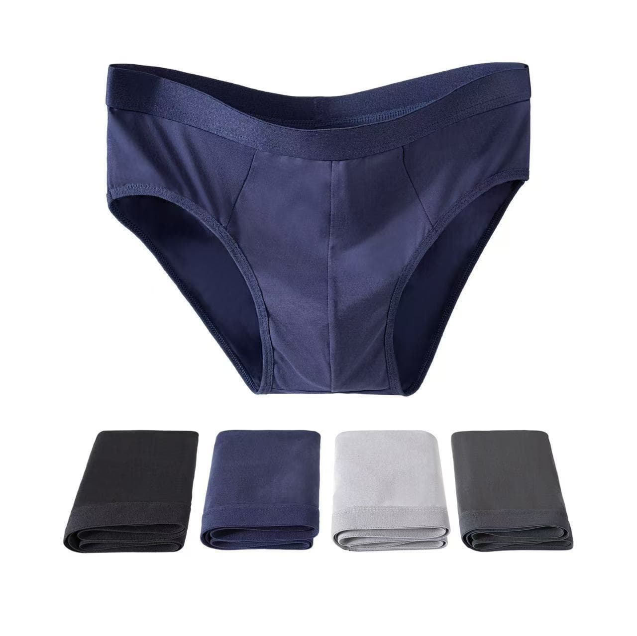 Youth Men's Solid Color Simple Briefs Manufacturer Ready Stock Wholesale Drop Shipping Sport Comfort