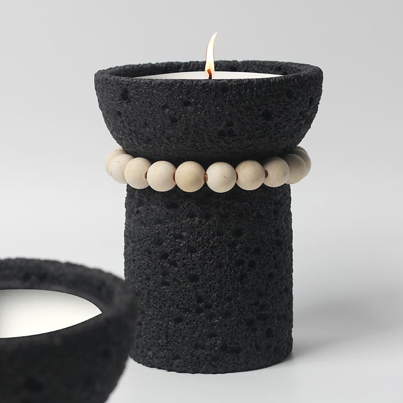 Nordic high-looking cream cement scented candle indoor home decoration crafts candle holder candle ornaments
