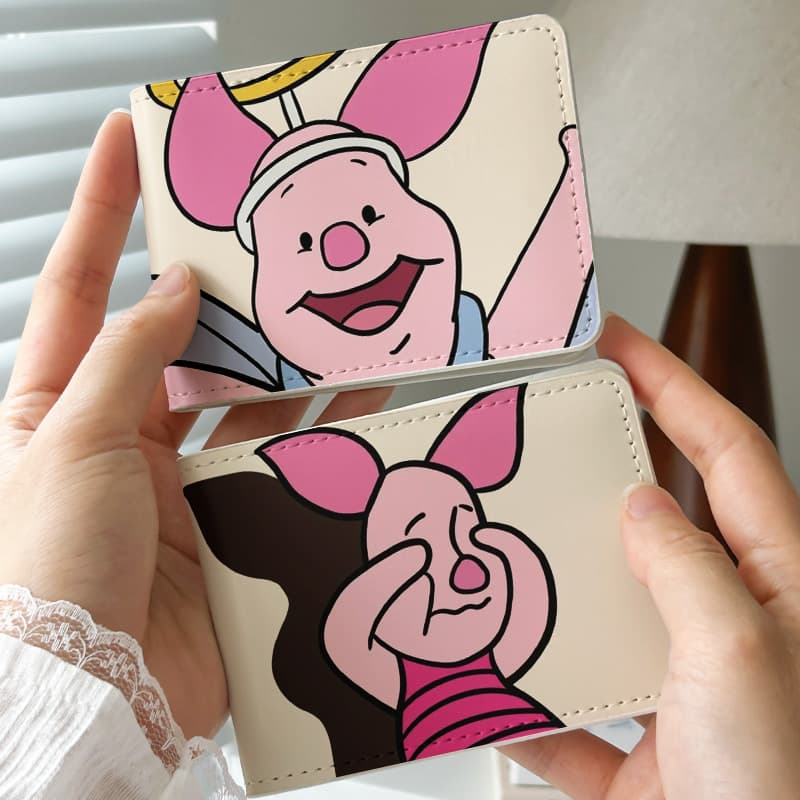 Winnie the Pooh and Friends Driver's License Protective Cover Driver's License Two-in-One Leather Case Card Holder Document Case