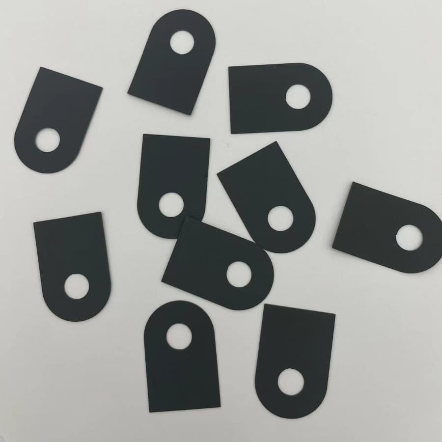 Dongguan fire protection Taiwan hypalon laser cutting anti-slip rubber engraving mountaineering sports handle zipper insulation