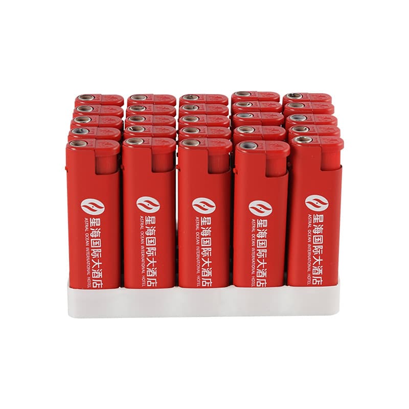 Factory Matte Windproof Lighter Direct-Flame Blue Flame Lighter Inner Core Anti-Explosion Material