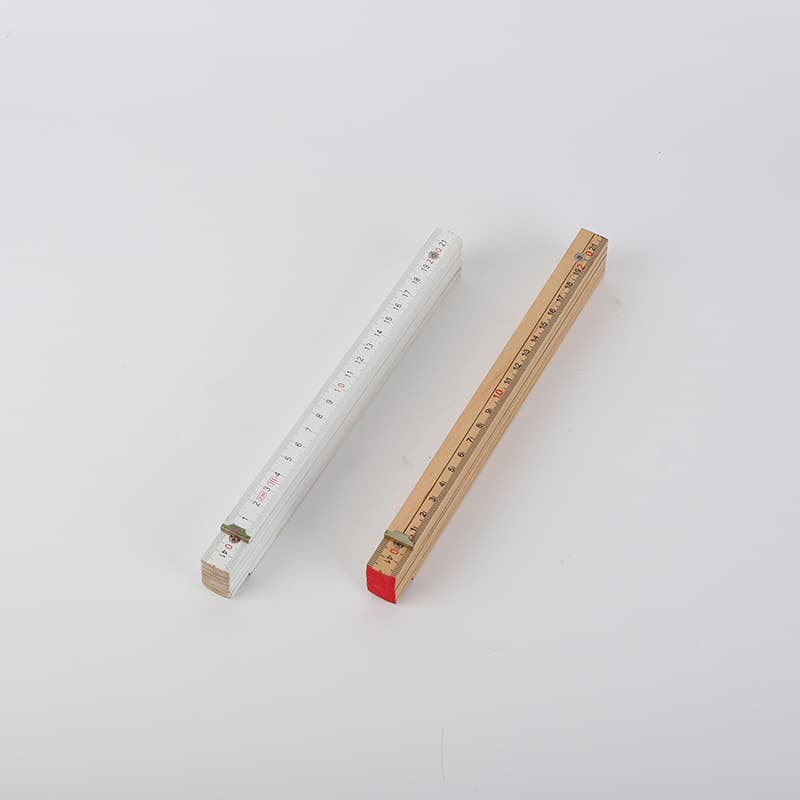 Birch Folding Ruler 2-meter 10-fold Rivet-linked Ruler, Teaching Measurement Carpenter DIY Tool Promotional Gift Centimeter Ruler