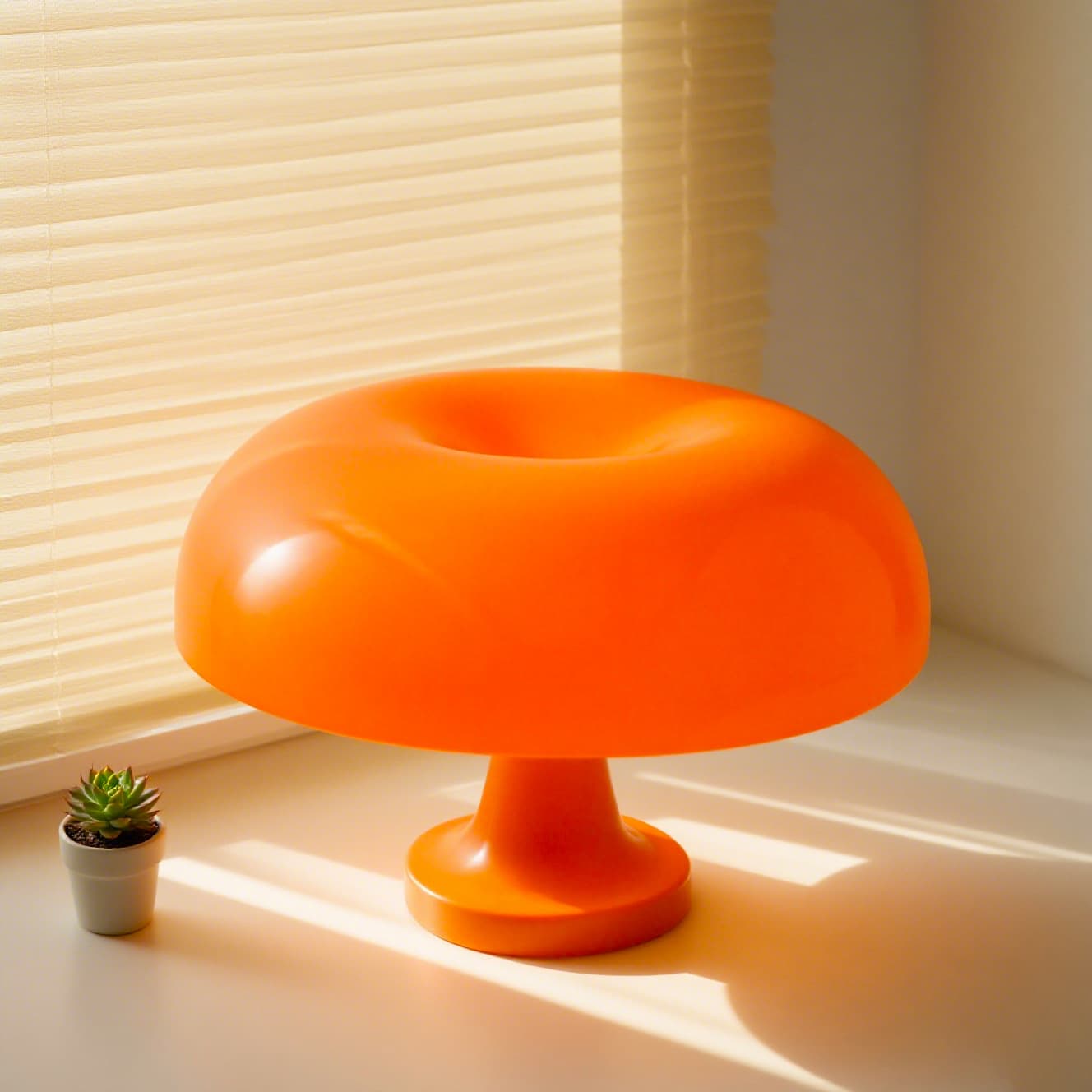 Cross-Border Bestseller Table Lamp by Italian Designer, Modern Creamy Bedside Mushroom Night Light from Direct Manufacturer