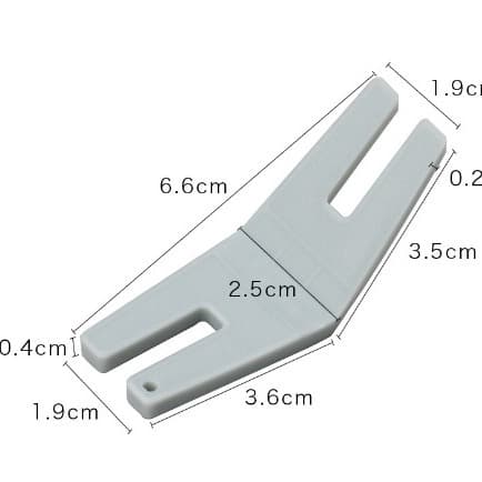 Viking home multi-function sewing machine buttonholer button attaching buttonhole plate button sewing plate 4131056