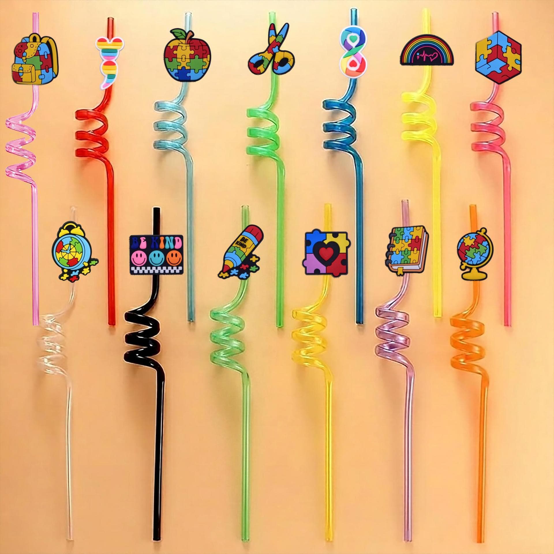 Autism Awareness Series Creative PVC Soft Enamel Pins for DIY Accessories, Bag Decor, Brooch