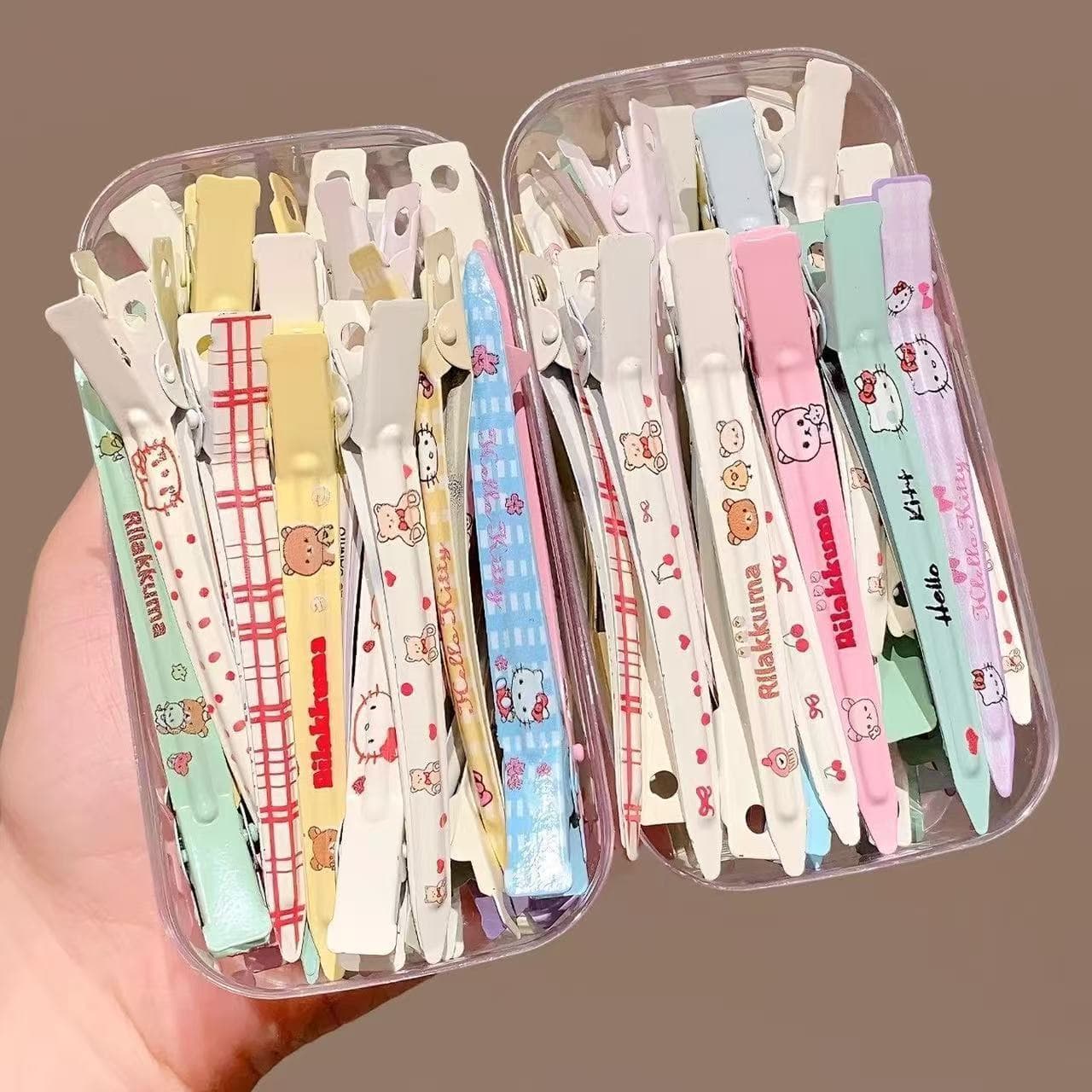Colorful fluffy artifact makeup artist styling clip hairpin hairpin seamless hairpin bangs clip duckbill clip positioning clip