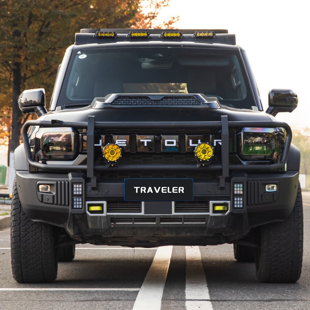 Front Bumper Guard Bull Bar Off-Road Bumper Front Face Accessories for Jetour Traveler