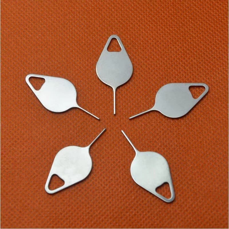 SIM card tray removal stainless steel SIM card changer, compatible with Samsung, Android, and Apple phones. Wholesale available.