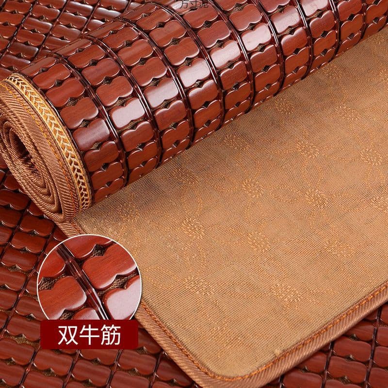 Summer living room mahjong cooling sofa cushion with backrest cover, base liner, car seat mat, bamboo style, wholesale by piece for bay windows.