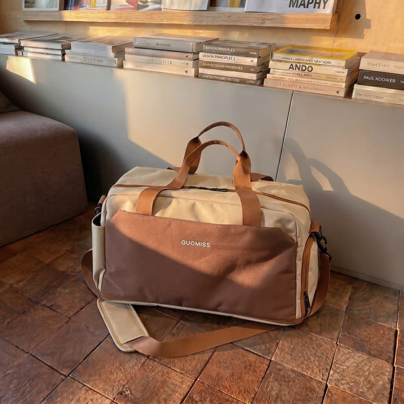 New travel bag cross-border portable large capacity dry and wet separation fitness bag independent shoe compartment expandable luggage bag