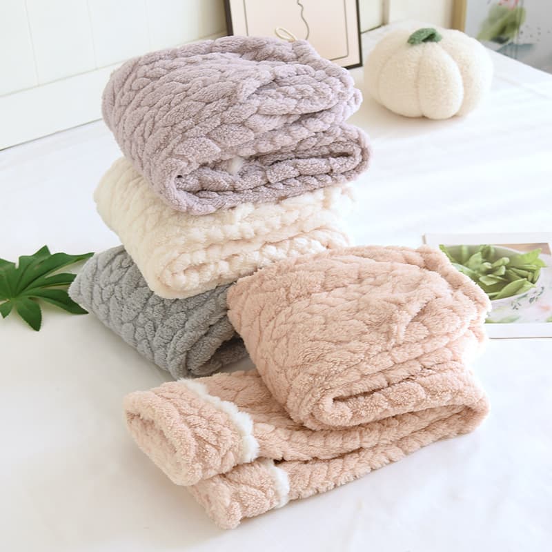 New Autumn and Winter Women's Flannel Pajama Pants Fleece-Lined Thickened Coral Fleece Home Pants Warm Pants Plus Size