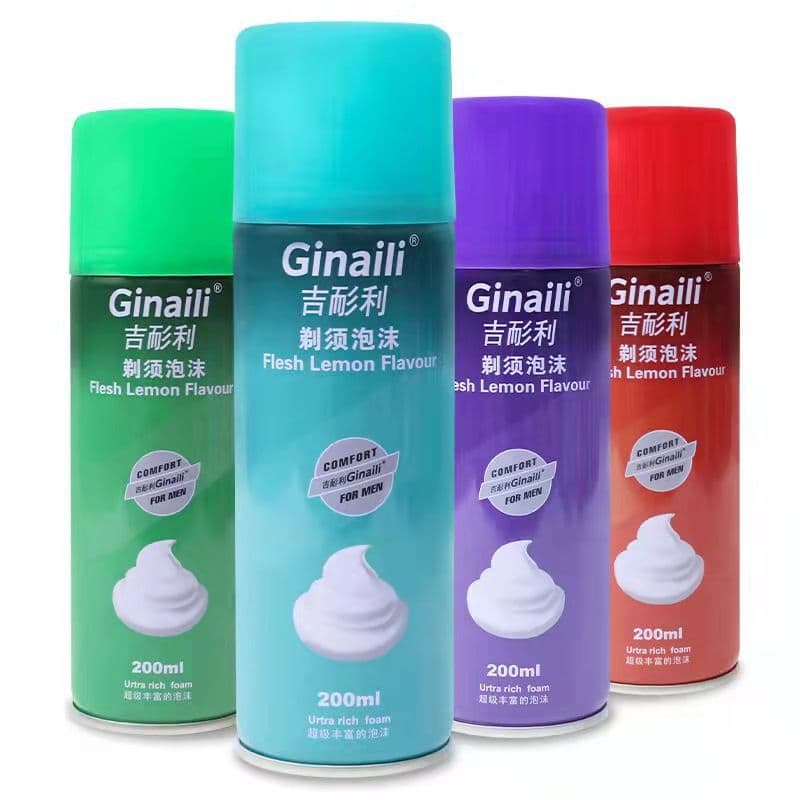 Shaving Foam 200ml Wholesale, Sauna & Bath Supplies, Softens Beard, Lemon Scent