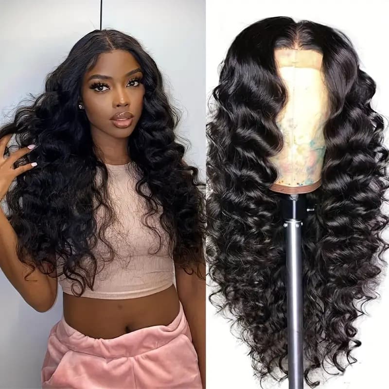 Cross-border Foreign Trade Wigs European and American Fashion Water Wave Curly Wigs Africa Hot Front Lace Wigs