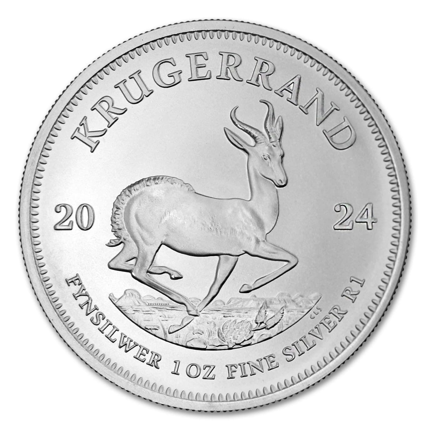 2024 2022 2020 South African Krugerrand Silver Coin Foreign Commemorative Silver-Plated Medallion Export Coin