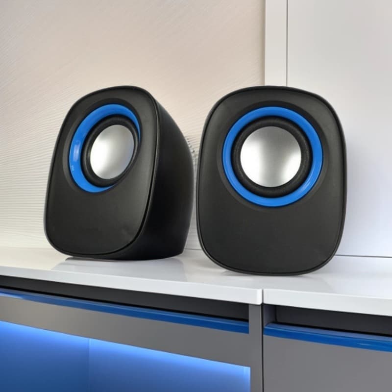 Cross-border USB Wired Small Speaker Computer Speaker Laptop Speaker Cute Mini Big Q Egg Speaker
