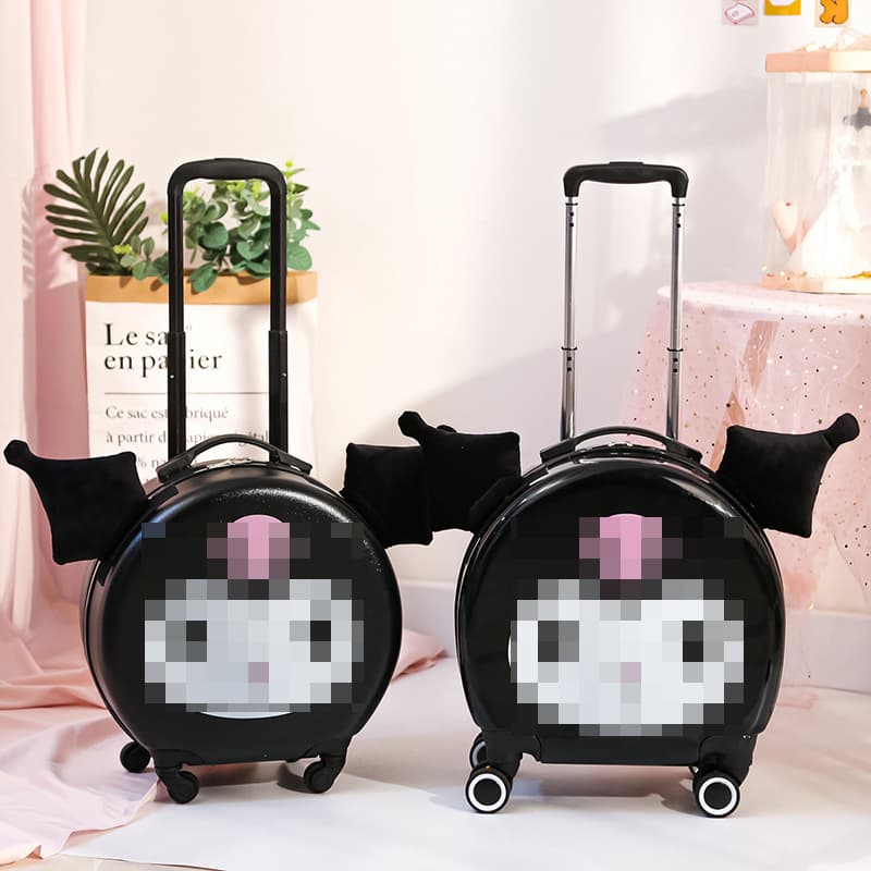 Factory Wholesale Trending New Kids Carry-On Luggage Cartoon Monster Universal Wheel Trolley Case Elementary School Student Suitcase