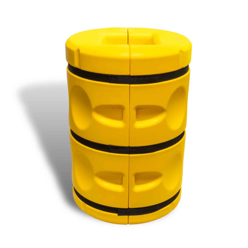 Heavy-duty plastic pallet corner warehouse large column rack removal edge upright rack protector