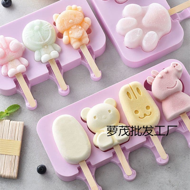 Ice Pop Mold for Home Use, Food-Grade, Popsicle, Ice Cream, Ice Lolly Mold, Durable