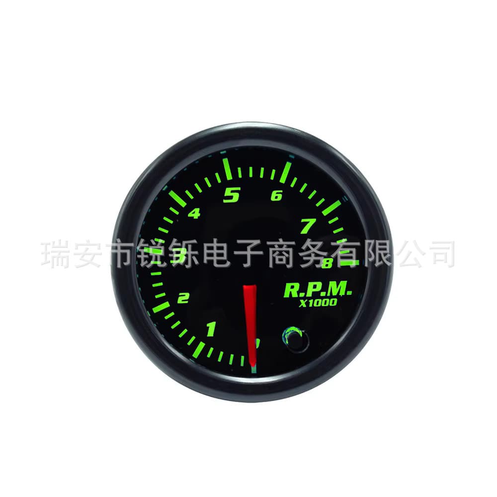 Universal 52mm 7-Color Racing Automatic Tachometer LED and Sensor