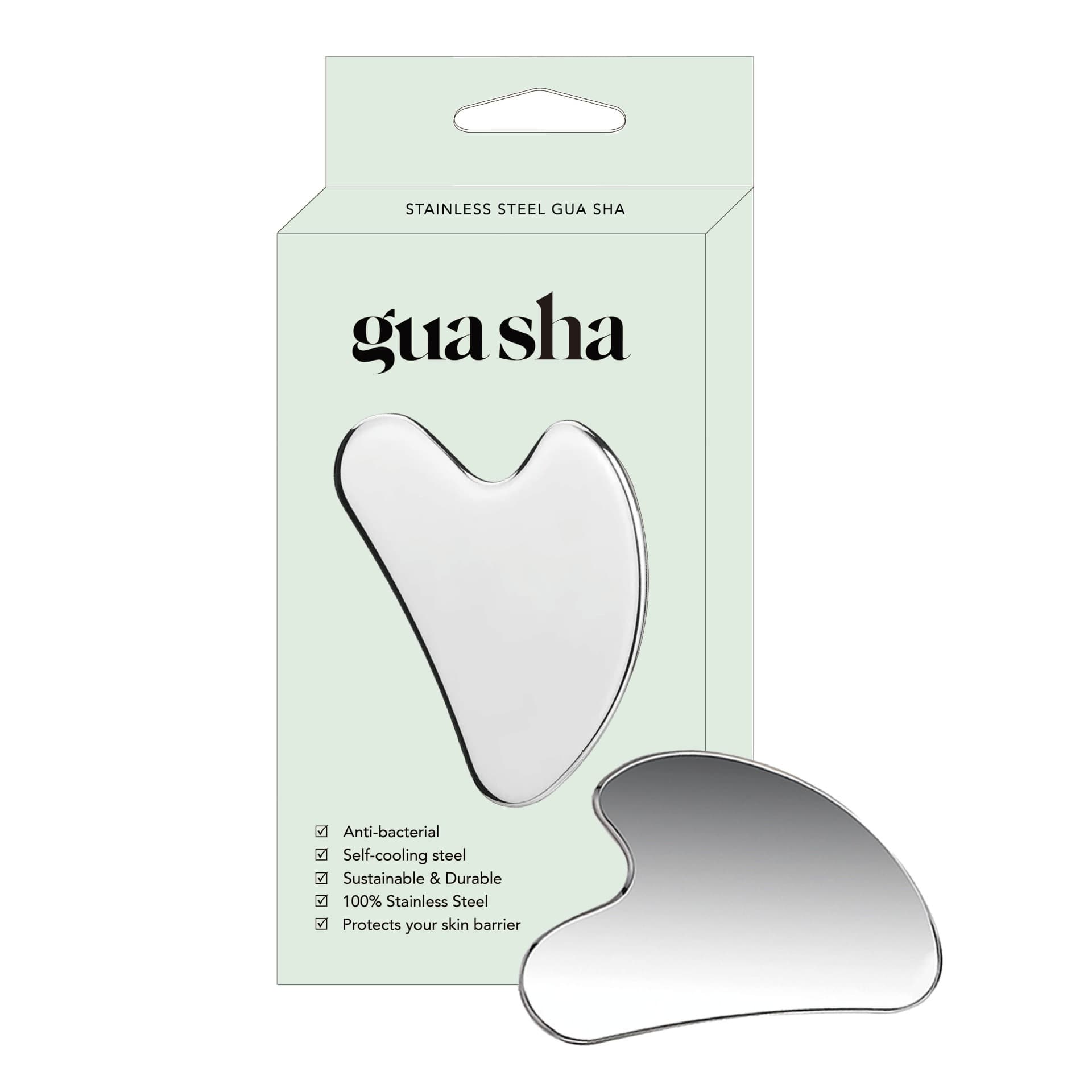 Stainless Steel Gua Sha Board Finger Gua Sha Piece Face Gua Sha Lifting Metal Massage Board Tool Fascia