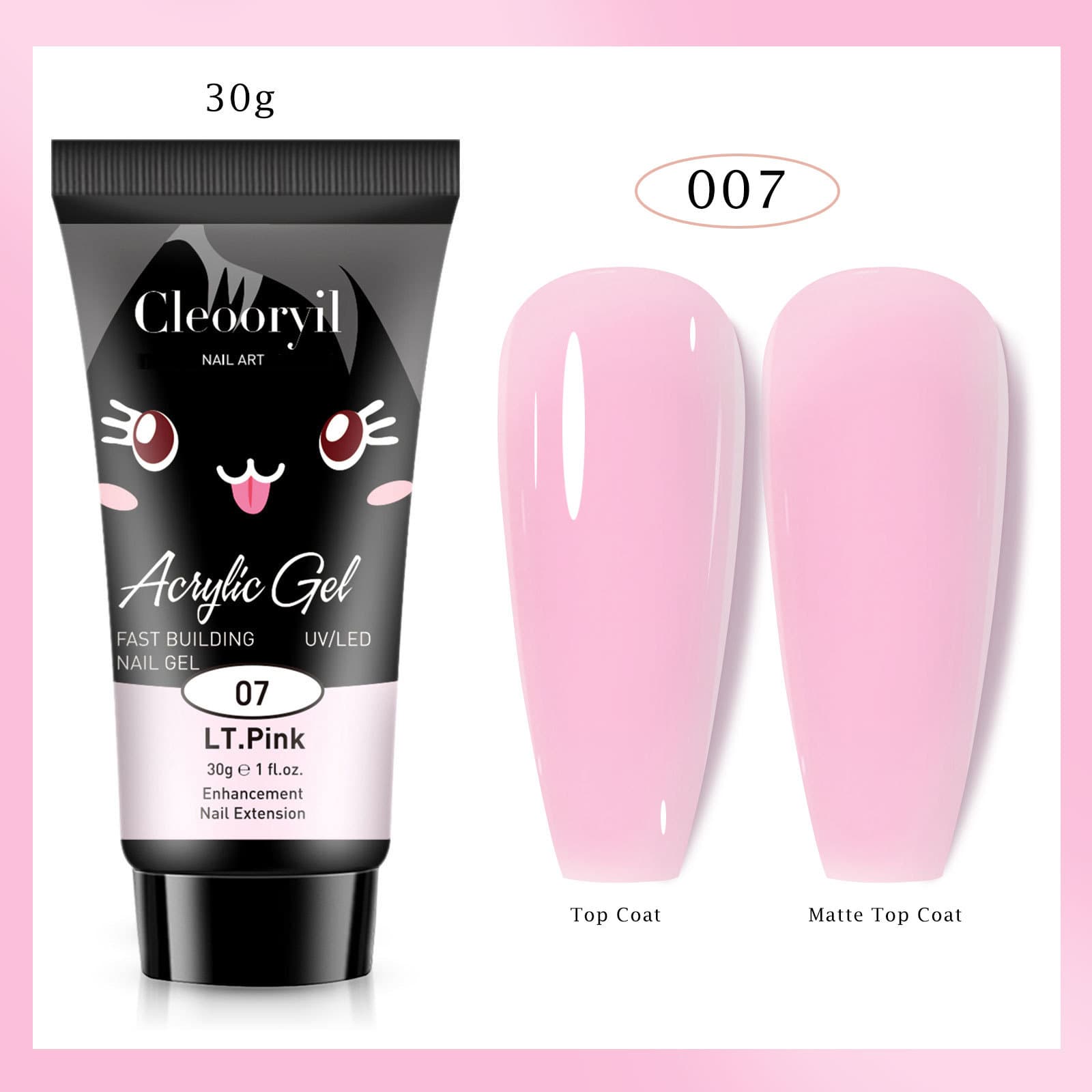 Cross-border Nail Extension Gel UV Solid No Paper Form Quick Extension Crystal Mold Gel Nail Crystal Gel Wholesale