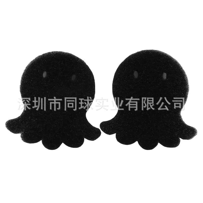 50PPI Black Octopus-Shaped Washing Machine Cat Hair Dog Hair Removal Filter Sponge Block Anti-Tangle Bear Sticky Lint Sponge