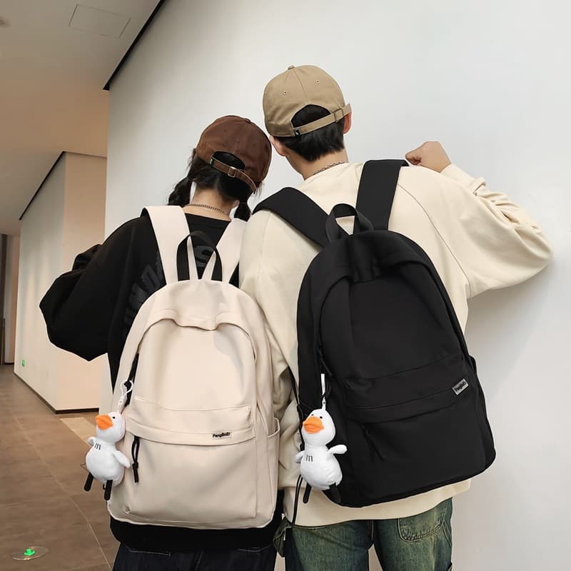 Minimalist Laptop Backpack for Men and Women, Large Capacity, Stylish, Versatile Campus School Bag for Middle High School and College Students, Lightweight