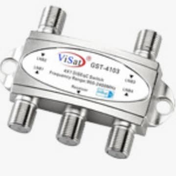 DiSEqC 2.0 4x1 Satellite TV Signal 4-in-1 Switch GST-4103 Switching Splitter