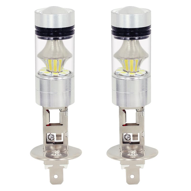 Car LED Headlight H1 3030 20LED Front Fog Light H1 100W High Power Bright LED Fog Bulb