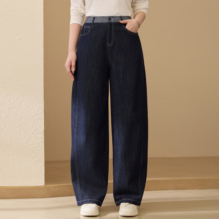 [Loose, slim and versatile pants] Slim and beautiful plus size women's retro dark trousers for fat mm 2025 autumn new style