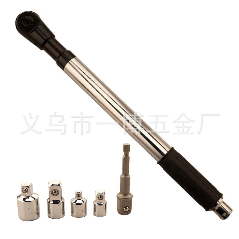 Impact 1/2-Inch 2-in-1 Manual and Electric Extended Ratchet Wrench Multifunctional Offset Extension Wrench