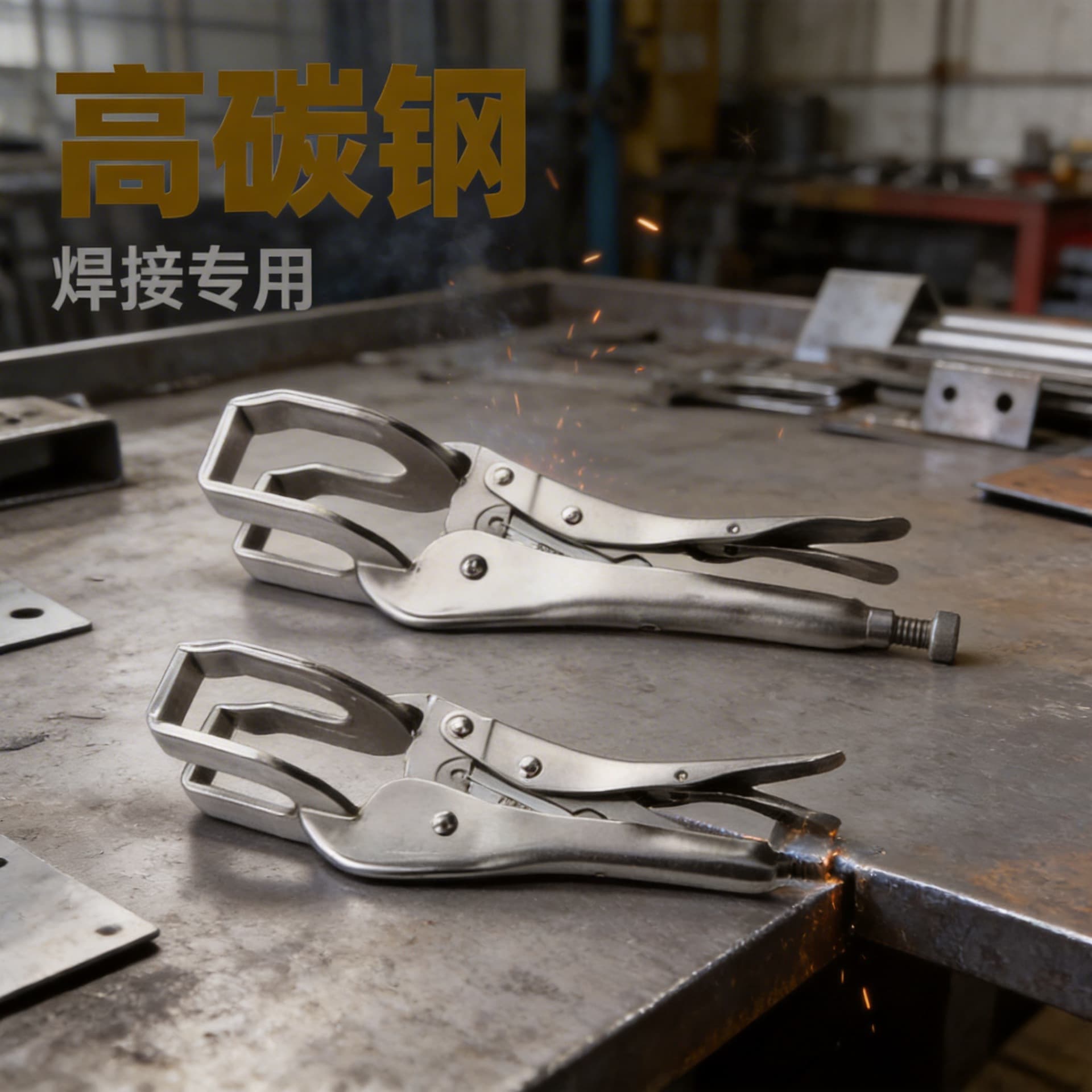 Xingbo Industrial Grade Heavy Duty 11-Inch Welding Pliers Precision Welding Clamp Sheet Metal Tool Locking Pliers Multi-Function Clamp