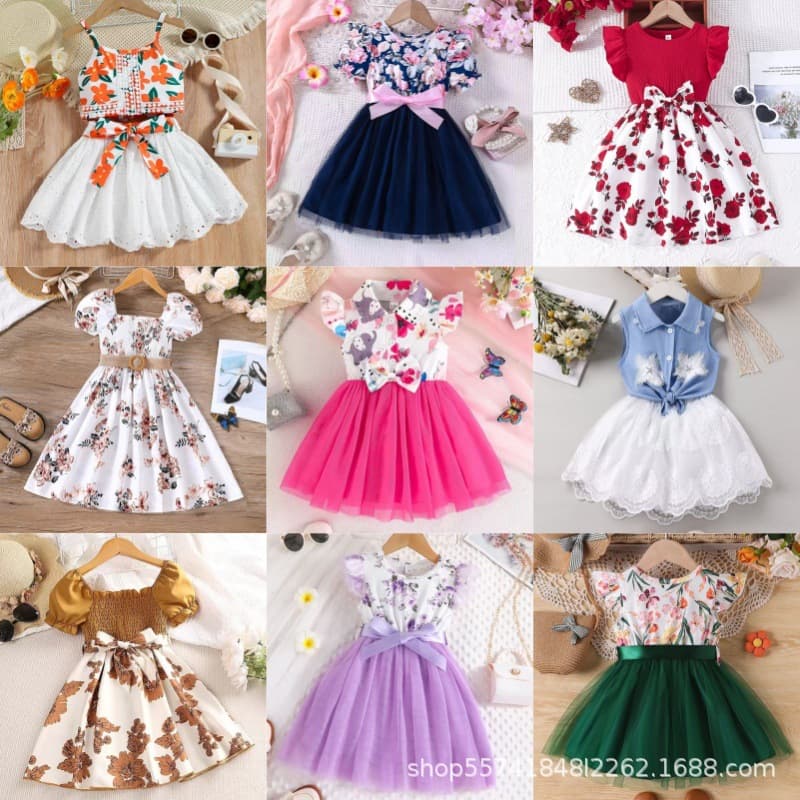 2026 Children's Wedding Dress; Girl's Birthday Princess Dress