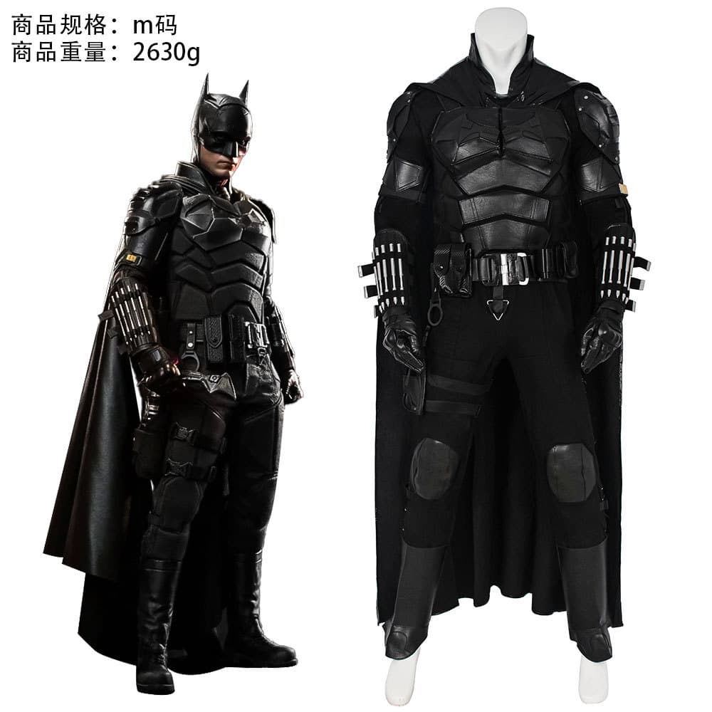 Batman cos suit Bruce Wayne new suit cosplay costume Halloween Batman 2022 Marvel